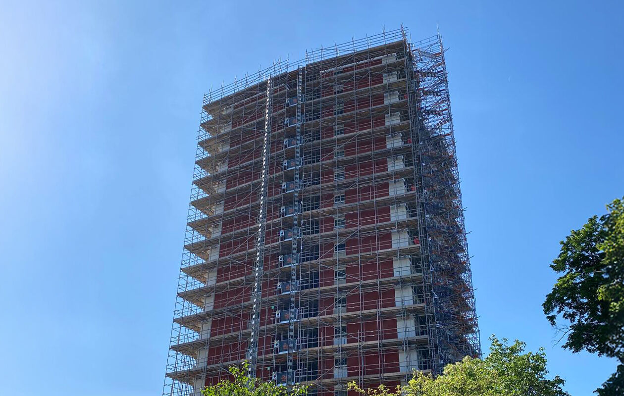 Progress peaks at Lewisham Park Towers